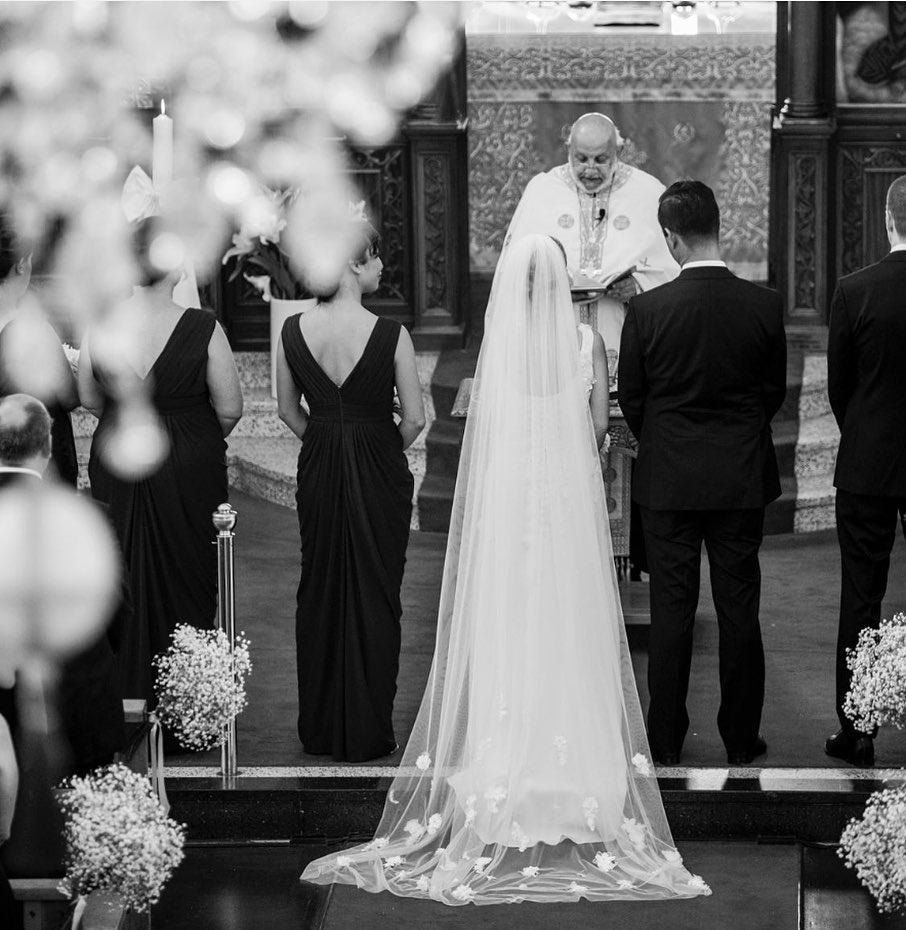 rhonda hemmingway couture wedding gown and veil