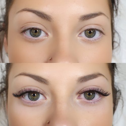 eyelash extensions before and after sydney cbd