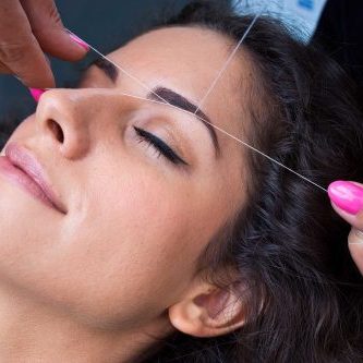 Miki Cabrillo beauty eyebrow threading